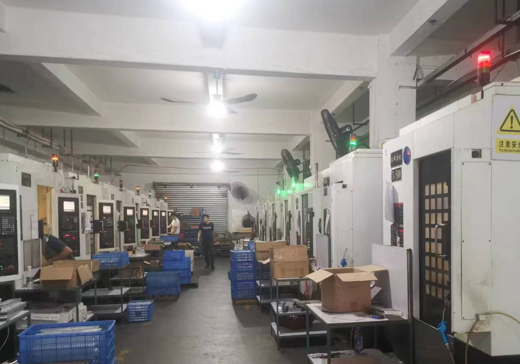 CNC machining workshop